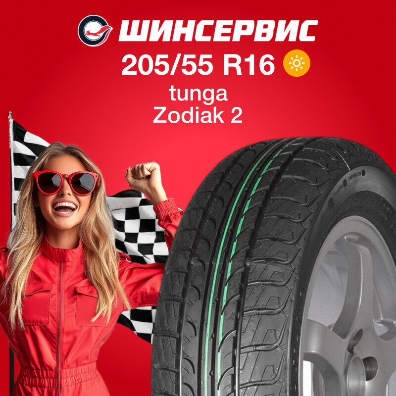 Летняя шина Tunga Zodiak 2 205/55 R16 94T