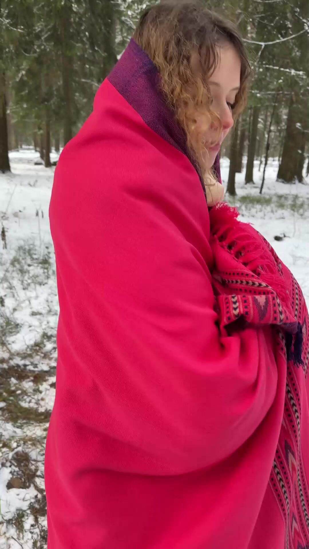 Шаль Ариаварта Базовая коллекция для женщин,215х104 см, коралловый — фото 1