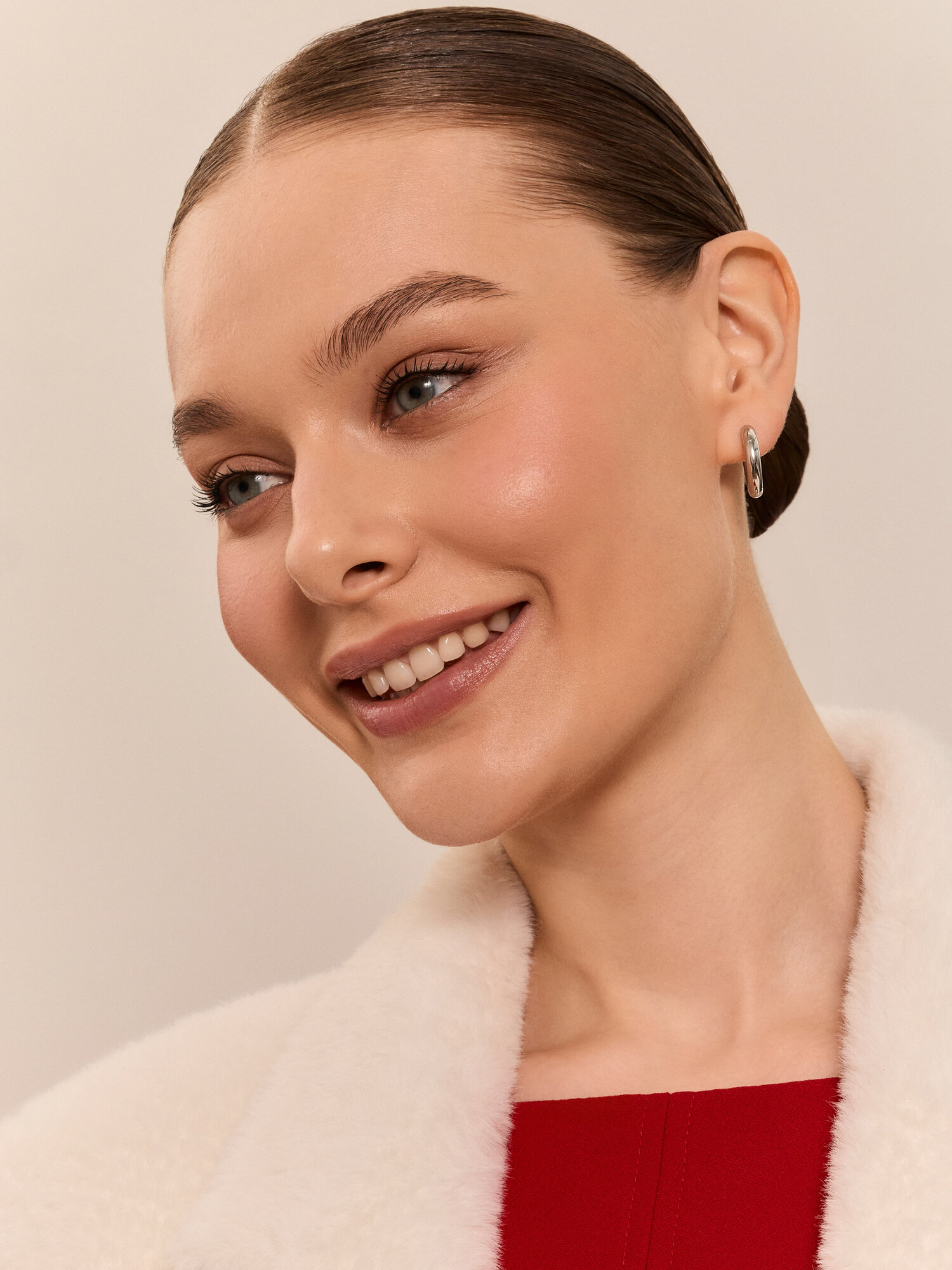 Серьги-трансформеры ELTANIKA, серебристый — фото 1