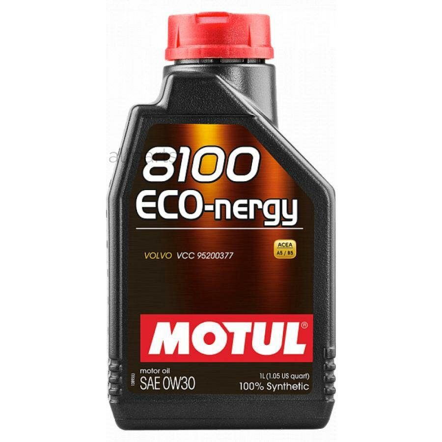MOTUL 102793 Масло моторное Motul 8100 Eco-nergy SM/CF 0W-30 синтетическое 1 л 102793