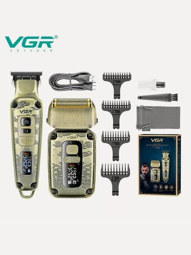 Изображение товара Набор для стрижки и бритья VGR машинка для стрижки и шейвер