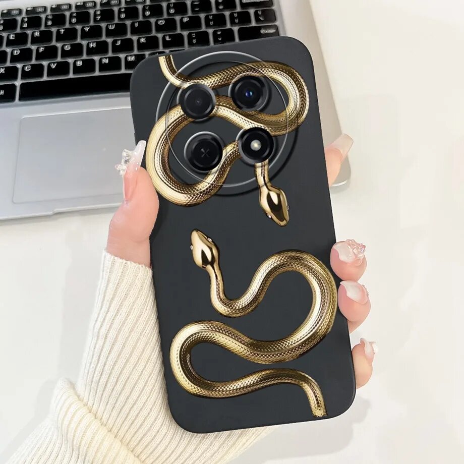 Для Huawei Nova 12i Nova 13i чехол для телефона силиконовая мягкая задняя крышка для Nova12i Nova13i бампер Dragon Cat Flower Butterfly Capa TYhei1760 For Huawei Nova 13i