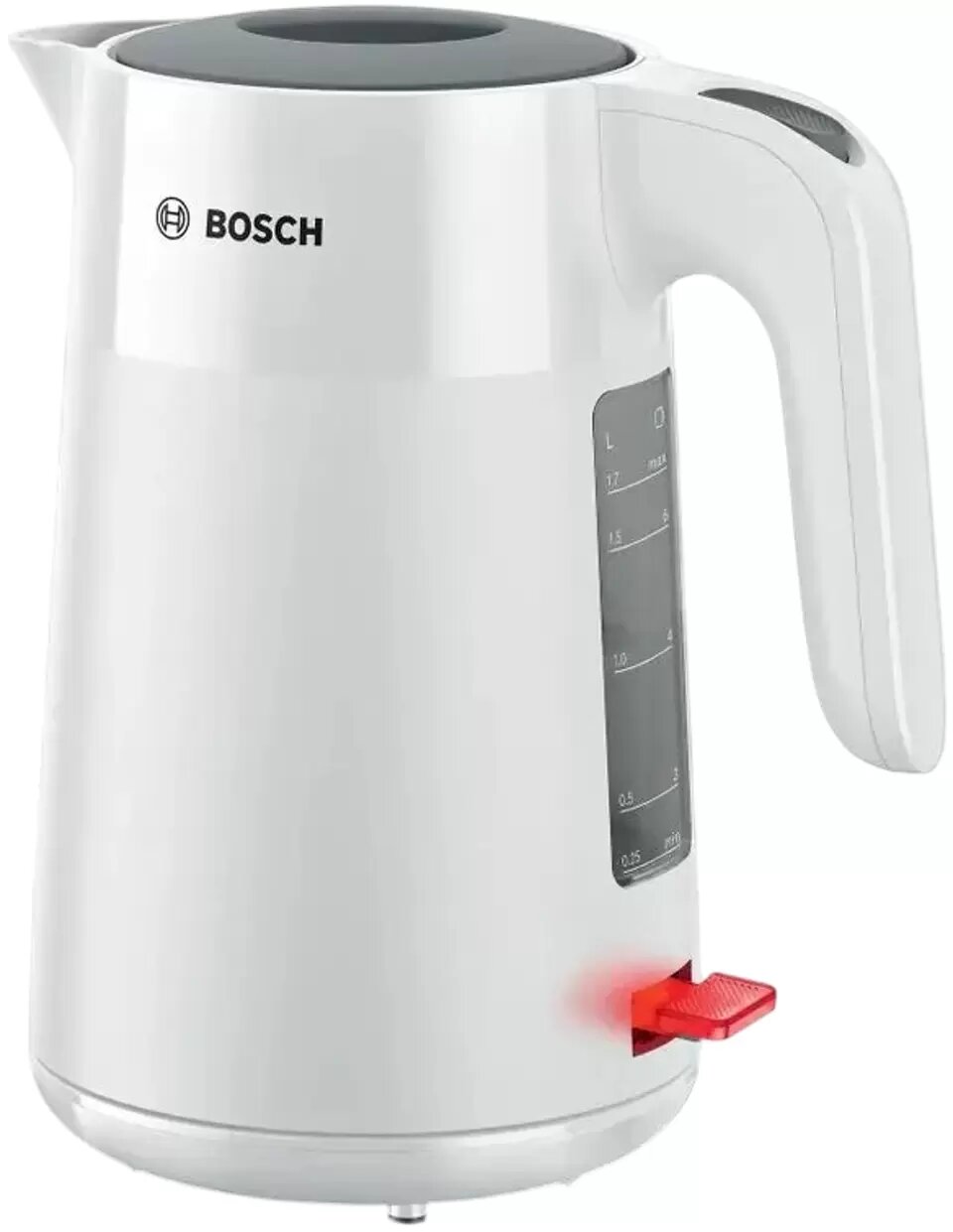Электрочайник Bosch TWK2M161 белый (1977787) 2400 Вт, 1,7 л пластик