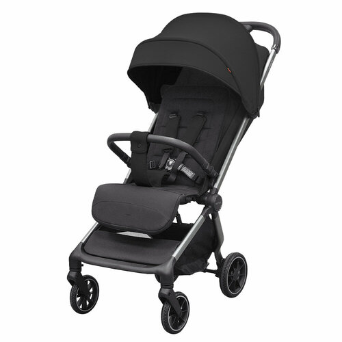 фото Прогулочная коляска carrello atom m diamond black, поворотные колеса, 7 кг