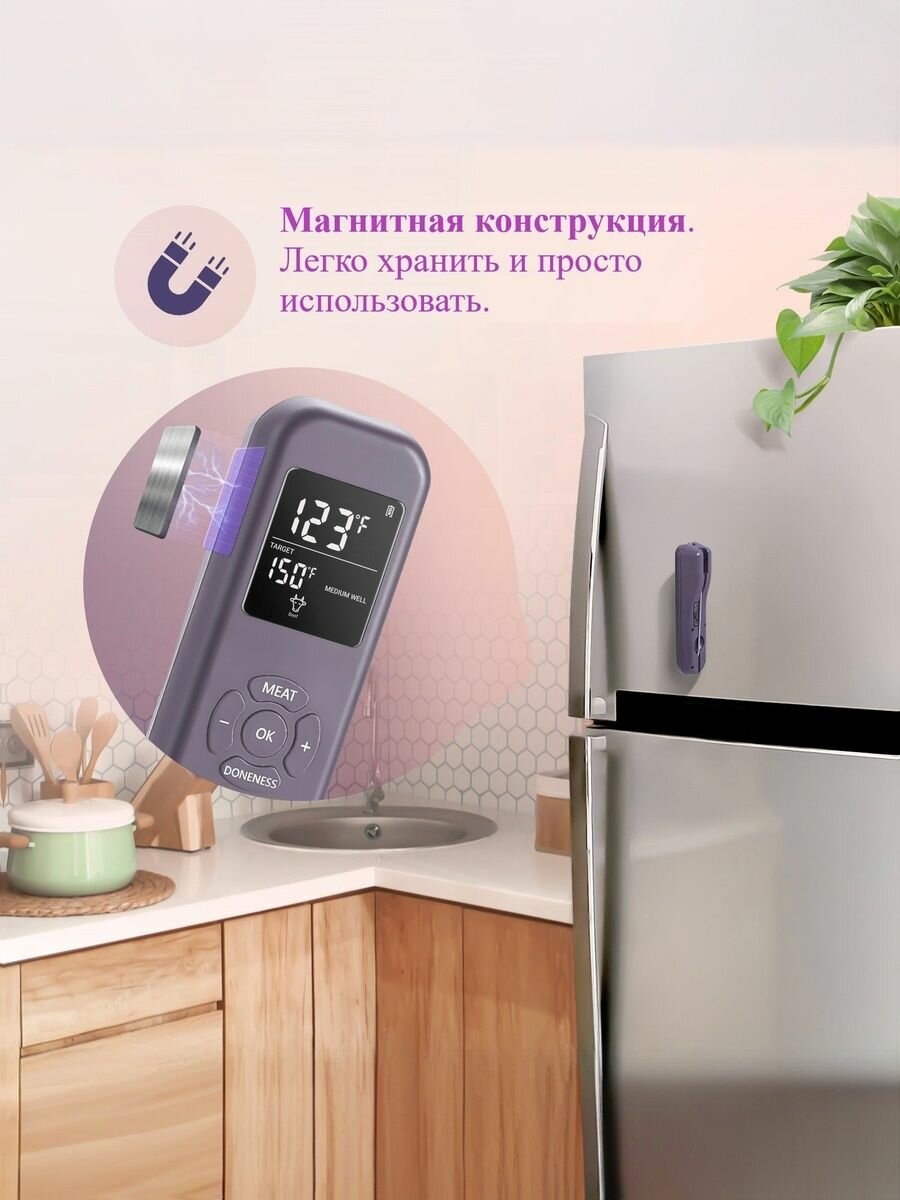 Многофункциональный термометр 2 в 1 INKBIRD IHT-1M — фото 1