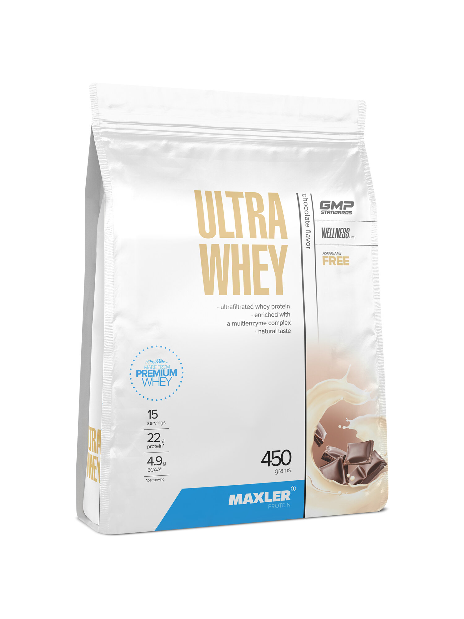 Протеин сывороточный Maxler Ultra Whey 450 гр. - Шоколад