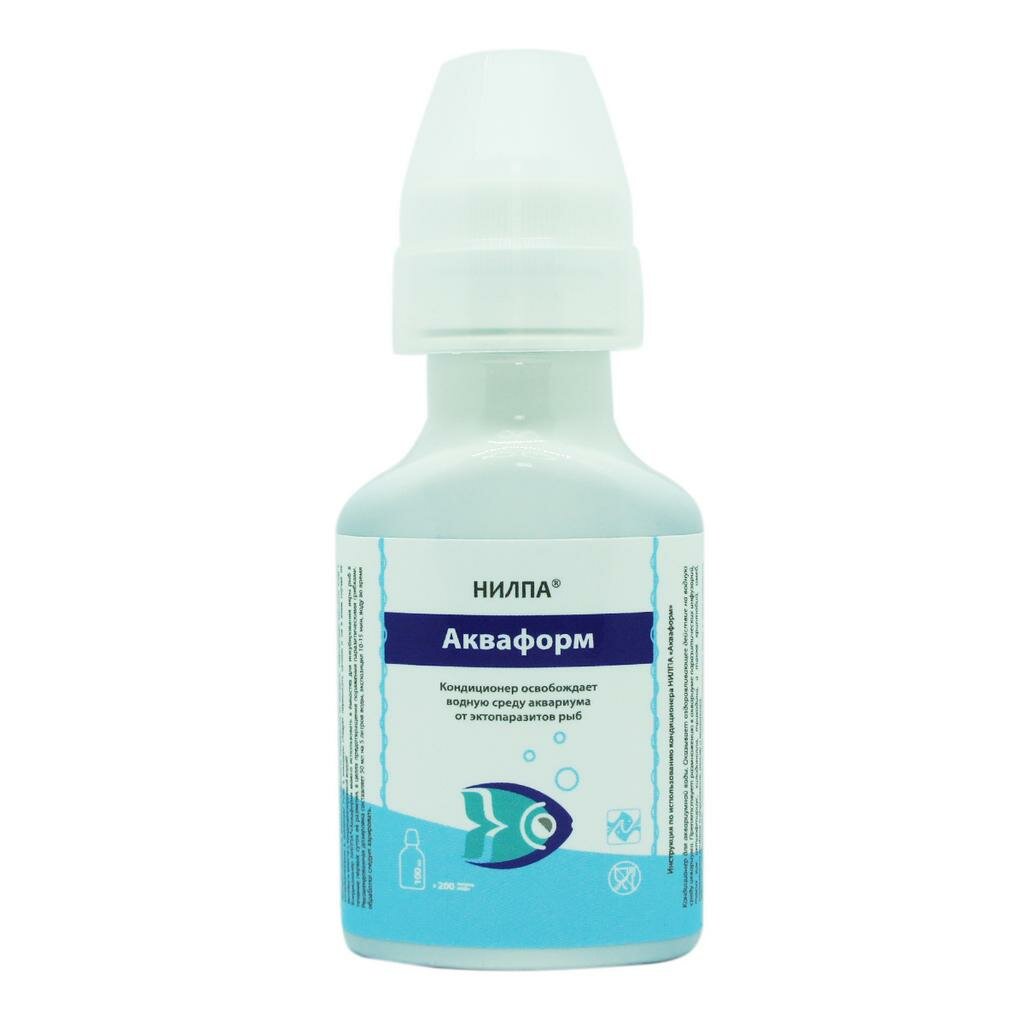 Кондиционер нилпа "Акваформ" освобождает водную среду от экзопаразитов 100 мл