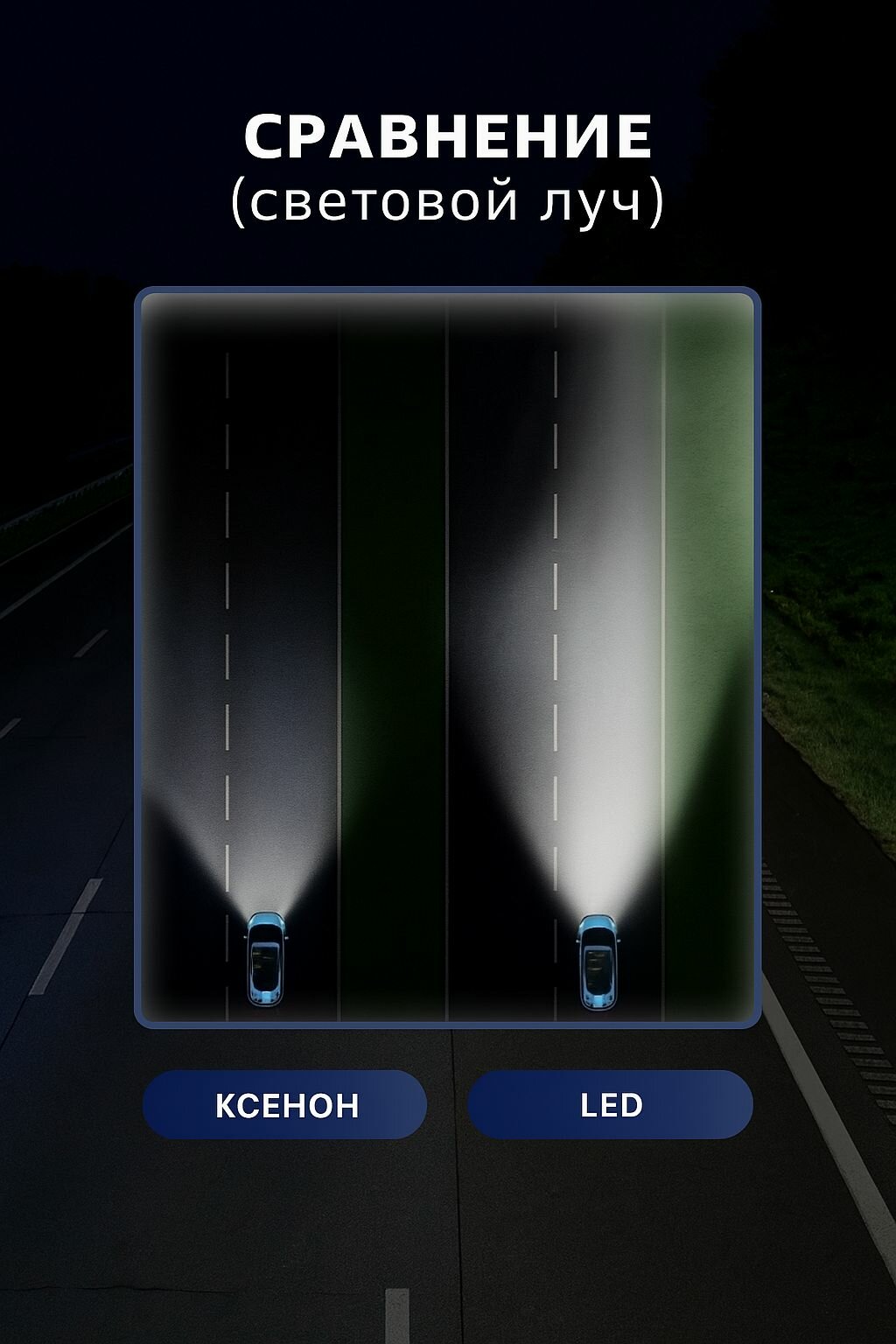 Светодиодная лампа D2S Clearlight LED ORIGINAL 10000 lm, 6000K 1шт — фото 1