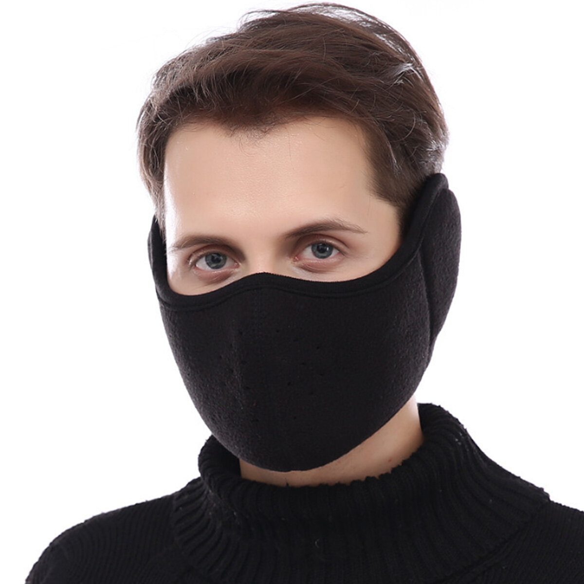 Зимняя лыжная маска унисекс для защиты лица наушники балаклава велосипедная маска для мотоцикла