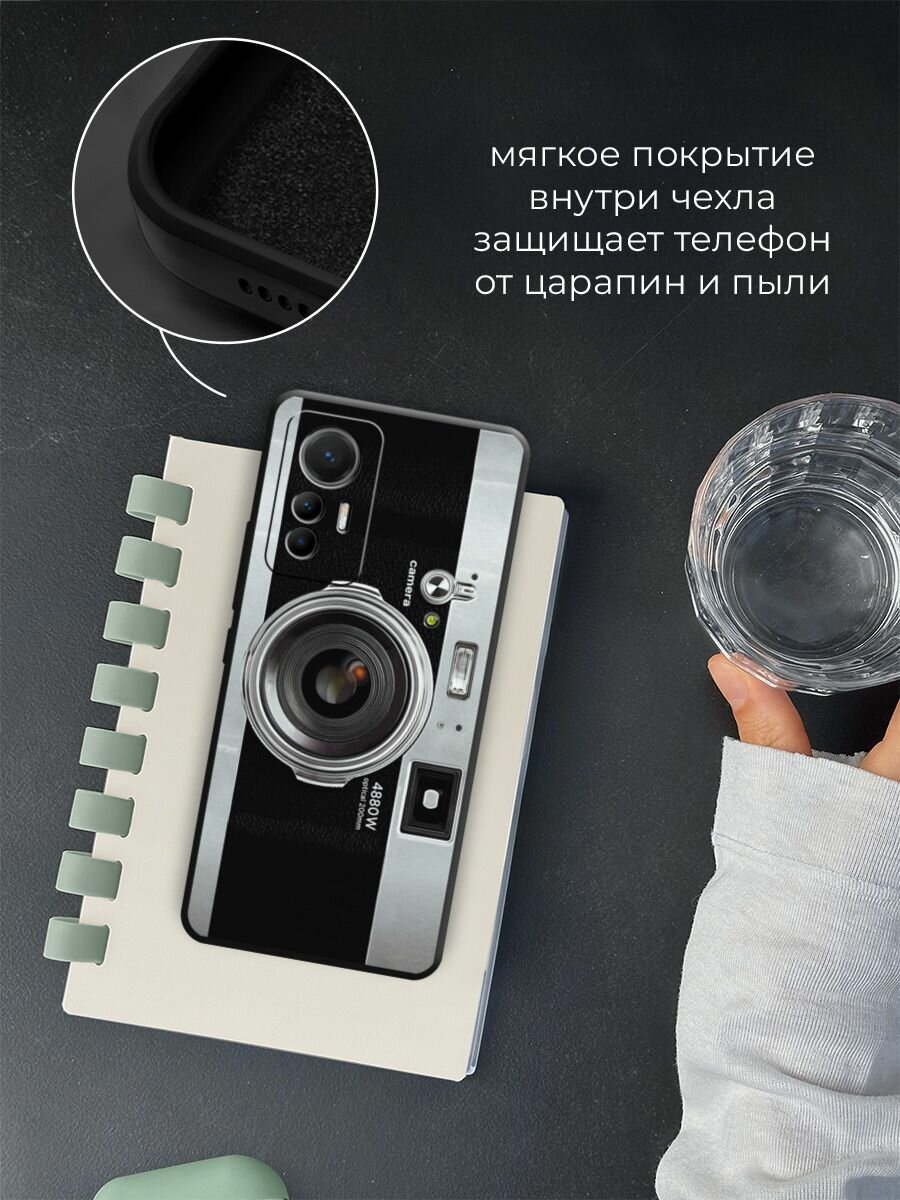 Чехол на Xiaomi 12 Lite / Сяоми 12 Лайт с принтом "Ветви сакуры 5"