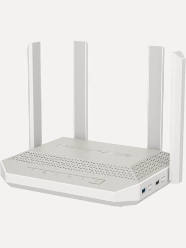 Изображение товара Роутер беспроводной Keenetic Netcraze Giga (NC-1012) AX3000 10/100/1000BASE-TX/SFP/4g ready белый