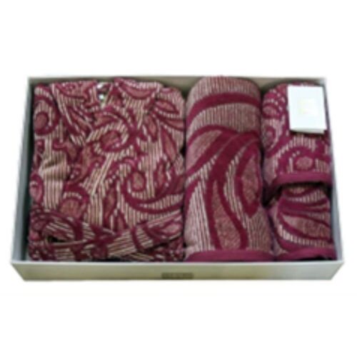 Набор для ванной Enrico Coveri Morena Cotone Set da bagno Bordeaux ECV/440756