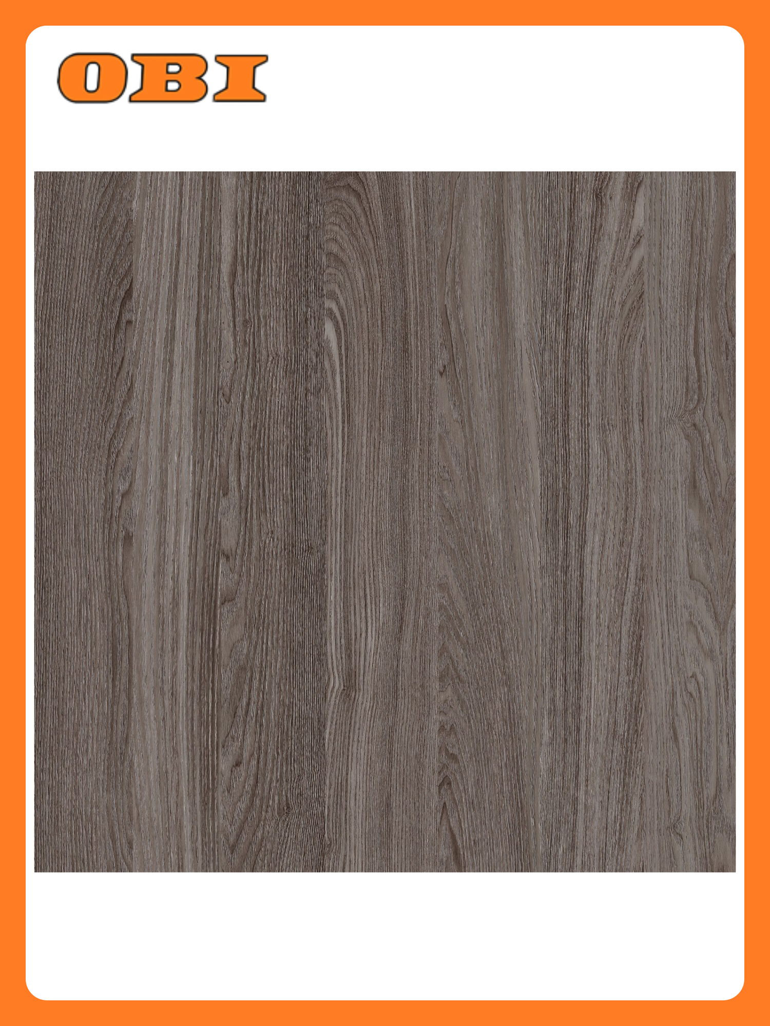 Панель МДФ Classic STELLA матовая коричневая 2700x200x6 мм