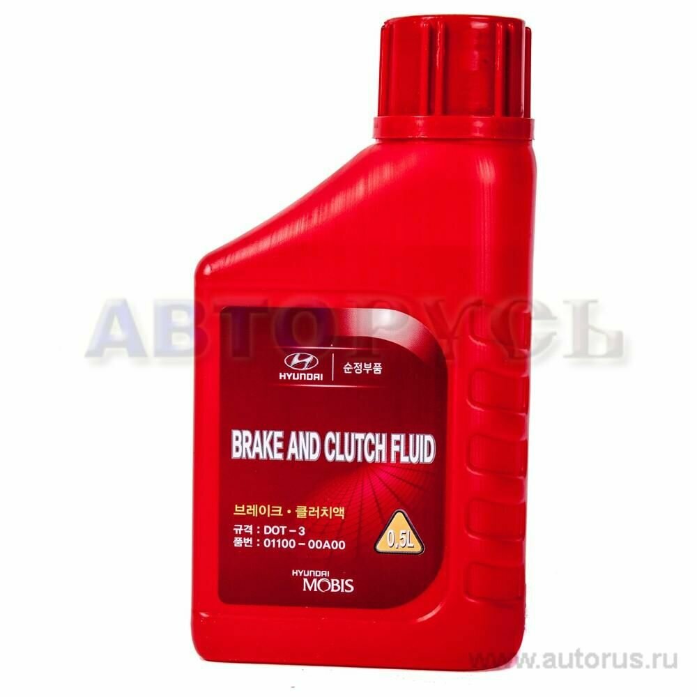 Жидкость тормозная Brake Fluid DOT3 05 л