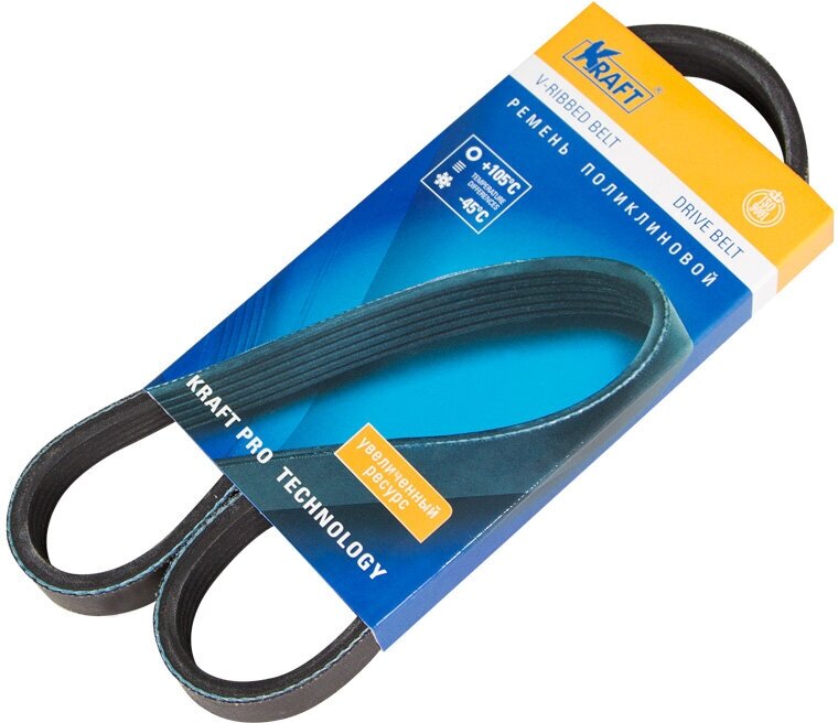 Ремень поликлиновой 5РК875 для а м Daewoo Espero  94   Lanos  07   Nexia  94   Nexia II  08   Renault Clio II  98   Kangoo  97   KRAFT KT 685580