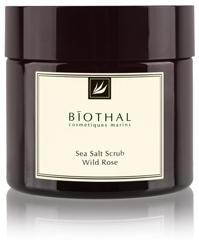 Соляной скраб для тела Дикая роза Biothal Sea Salt Scrub Wild Rose 440 мл