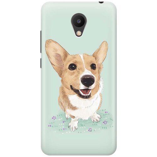 фото Cиликоновый чехол на meizu m6 / мейзу м6 с принтом "корги" gosso