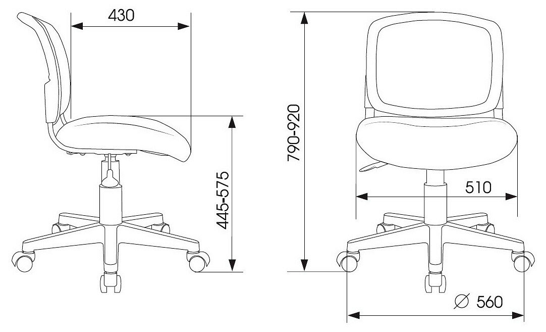 Кресло детское Бюрократ CH-W296NX/NEO-GREY белый/светло-серый, сетка/ткань, крестовина пластик