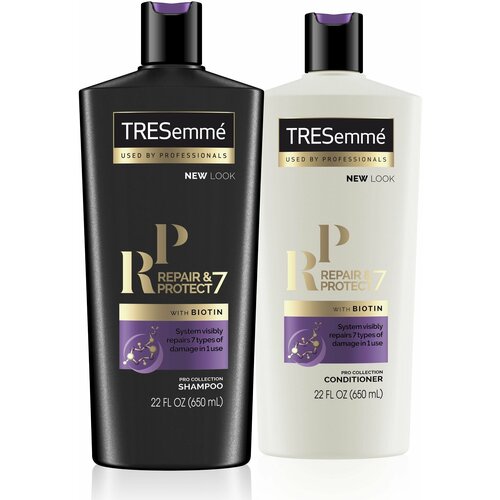 TRESemme Шампунь + Кондиционер, 400 мл + 400 мл, Глубокое восстановление, repair & protect