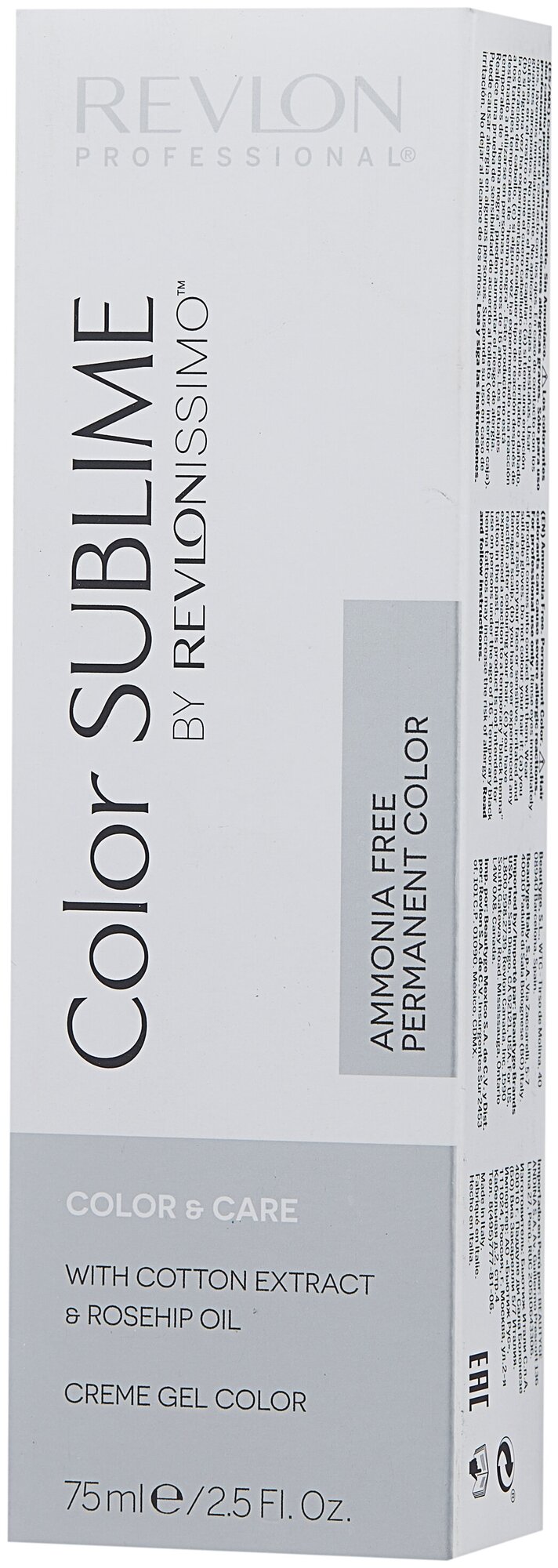 Краситель Revlonissimo color sublime 7.41 Блондин медно-пепельный