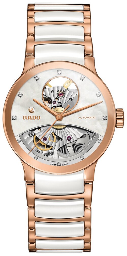 Наручные часы RADO, белый, серебряный