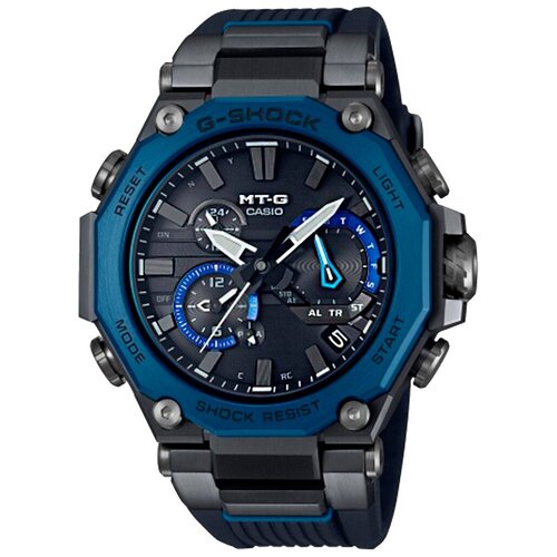 Наручные часы CASIO MTG-B2000B-1A2, черный, синий наручные часы casio g shock mtg b2000b 1a2 черный