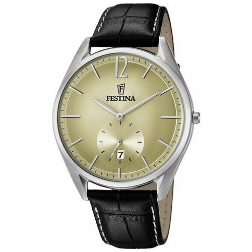 Наручные часы FESTINA Retro, серебряный наручные часы tomi мужские кварцевые кожаный ремешок коричневый серебряный