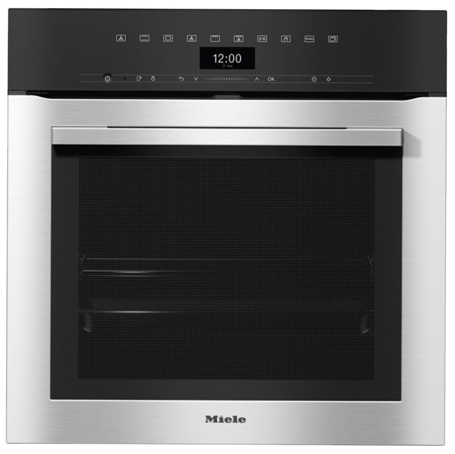 Электрический духовой шкаф Miele H7364BP EDST/CLST, серебристый - фотография № 1