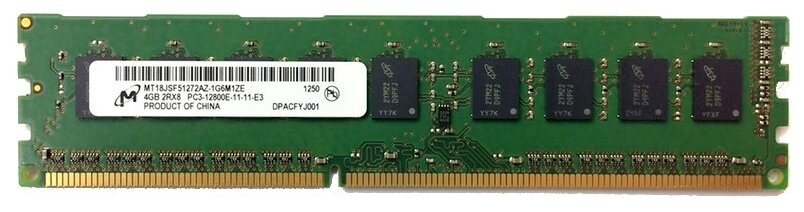 Оперативная память Micron 4 ГБ DDR3 1600 МГц DIMM CL11 MT18JSF51272AZ-1g6m1