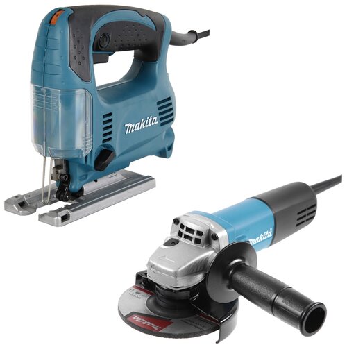 Набор MAKITA DK0116 (Лобзик 4329 + УШМ 9558HN)