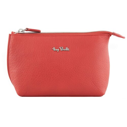 фото Косметичка tony perotti contatto, женская, натуральная кожа, красный, 560104/4