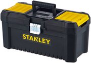 Ящик с органайзером STANLEY STST1-75518 Essential Toolbox Metal Latch, 41x20x20 см, 16' , черный