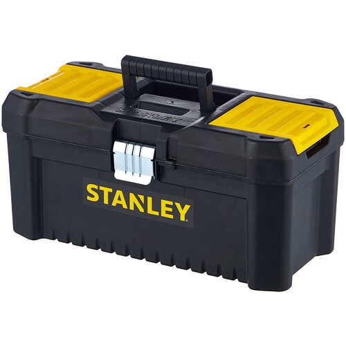 фото Ящик с органайзером stanley stst1-75518 essential toolbox metal latch 41x20x20 см 16'' черный