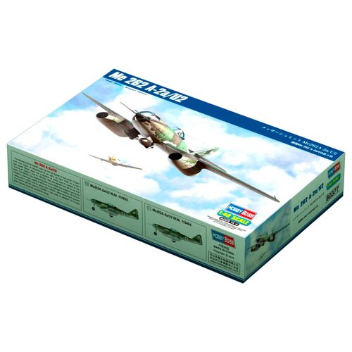 12454 academy немецкий самолёт messerschmitt bf 109g 14 1 72 HobbyBoss Me 262 A-2a/U2 (80377) 1:48