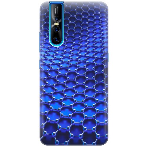 фото Ультратонкий силиконовый чехол-накладка для vivo v15 pro с принтом "молекулярная цепь" gosso