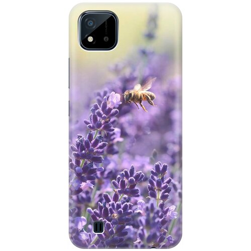 фото Re:pa накладка transparent для realme c20 / c11 (2021) с принтом "пчела и цветок"