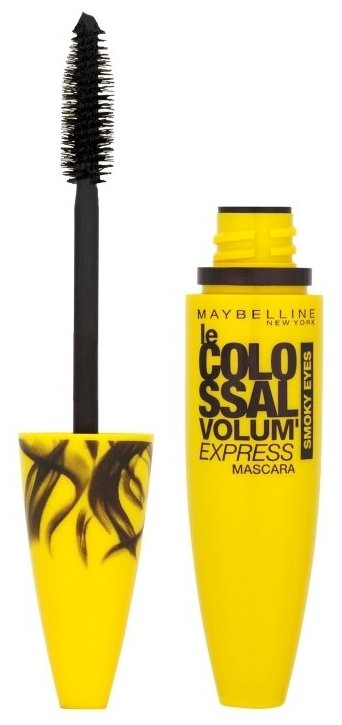 Maybelline New York Тушь для ресниц Volum Express The Colossal Smoky Eyes, черный