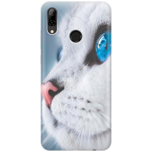 фото Силиконовый чехол на huawei p smart (2019) / honor 10 lite / хуавей п смарт (2019) / хонор 10 лайт с принтом "кошачий взгляд" gosso