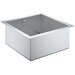 Врезная кухонная мойка 46.4 см, Grohe K700 31578SD0, серый металлик
