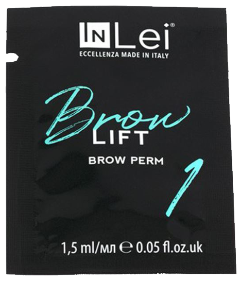 InLei Перманентный состав для бровей Brow Lift 1, 1.5 мл, белый