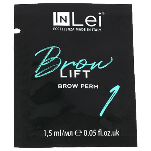 InLei Перманентный состав для бровей Brow Lift 1, 1.5 мл, белый