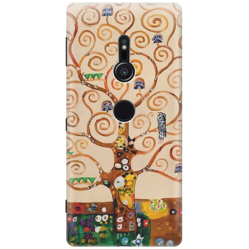 фото Cиликоновый чехол на sony xperia xz2 / сони иксперия икс зет 2 с принтом "климт" gosso