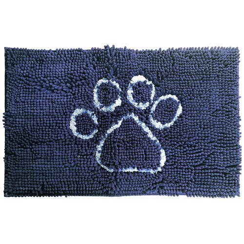 Коврик для собак Dog Gone Smart Doormat, супервпитывающий, цвет: темно-синий, 40,5 х 58,5 см