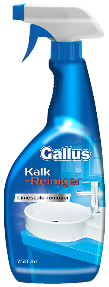 Спрей для удаления кальциевых отложений и ржавчины Kalk Reiniger Gallus, 750 мл
