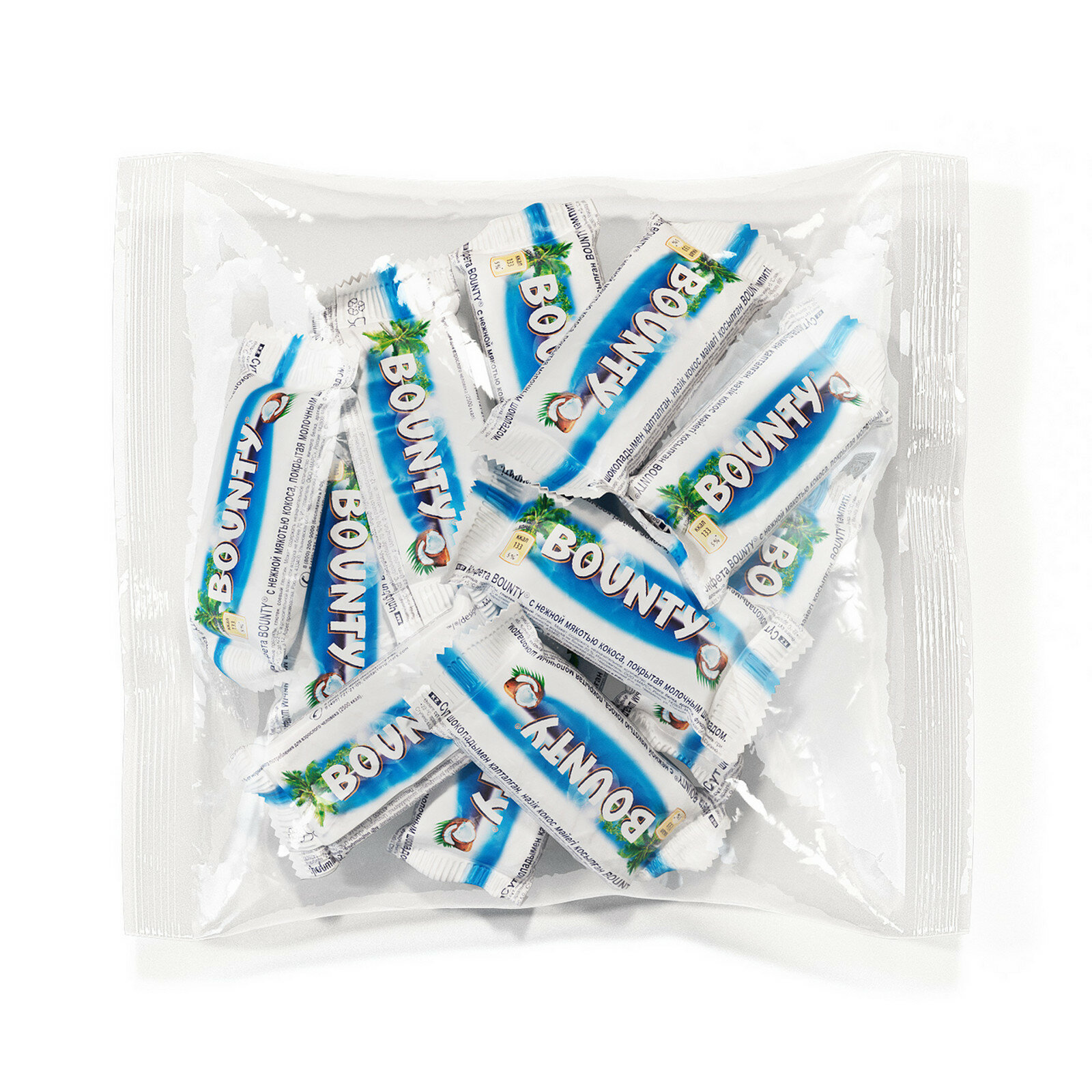 Bounty minis шоколадные конфеты с нежной мякотью кокоса, 247 г