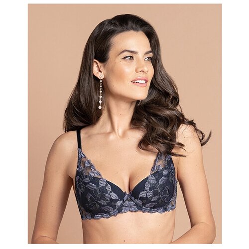 фото Бюстгальтер laete, размер 80b, сиренево-синий