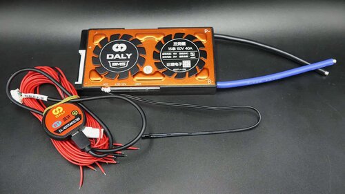 Изображение товара 16S Умная Плата защиты Smart BMS DALY Li-ion 40A c Bluetooth, Водозащищенная, общий порт заряда-разряда