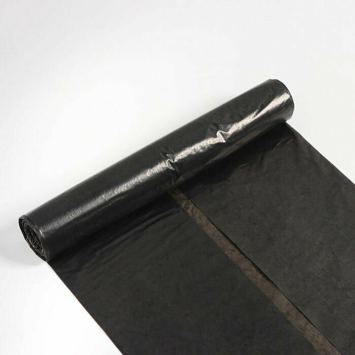 фото Мешки для мусора 100 л, 63х105 см, 30 мкм, ПВД, 10 шт, цвет черный