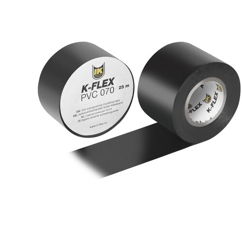 Лента K-FLEX 038-025 PVC AT 070 black