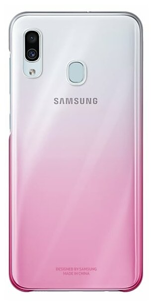 Чехол-крышка Samsung AA305CPEGRU для A30, поликарбонат, розовый - фото №1